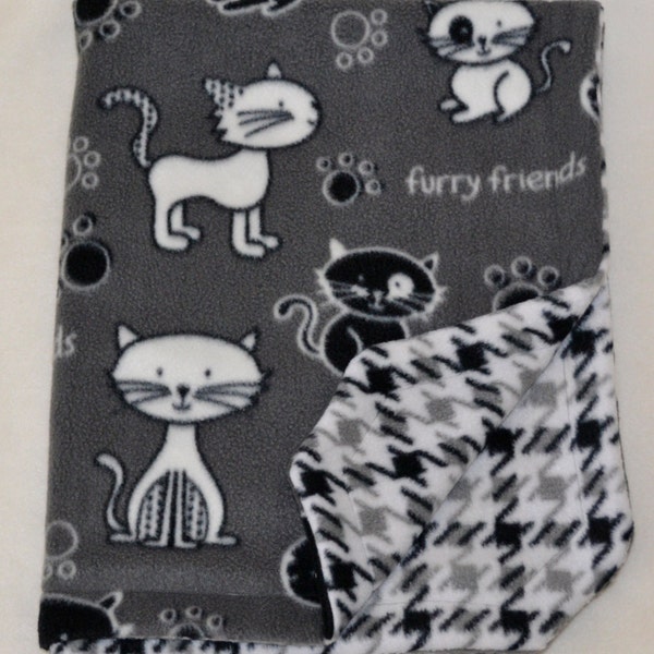 Cat Blanket, Pet Blanket, Dog Blanket, ASPCA Donation, Fleece Pet Blanket, Ready to Ship!