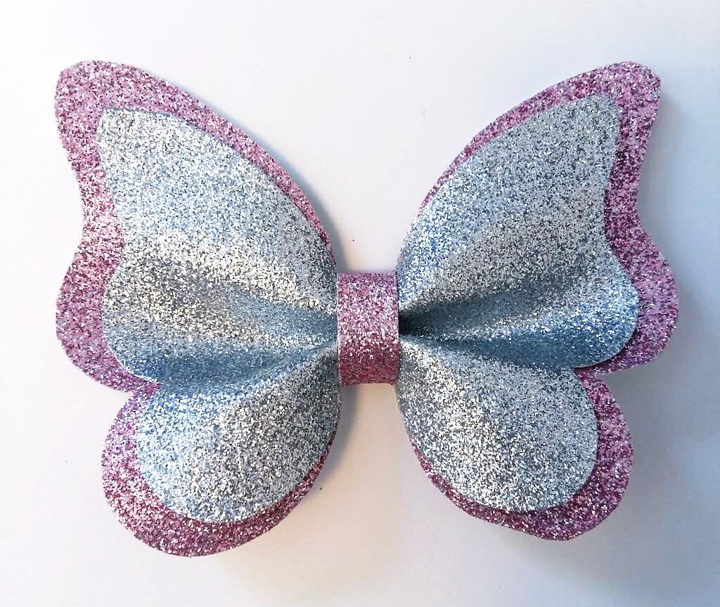 Double butterfly pinch hair bow template svg dxf png pdf ...