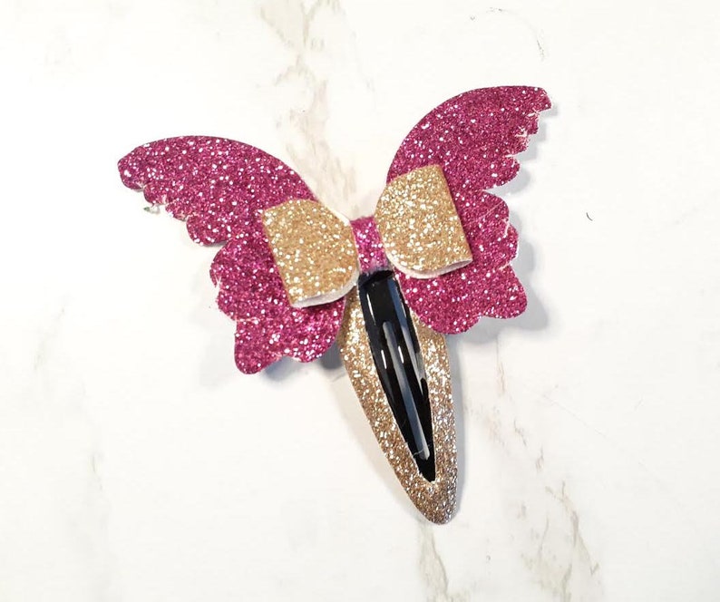 Butterfly Hair Barrettes Template Svg Dxf Png Ai Files Etsy UK