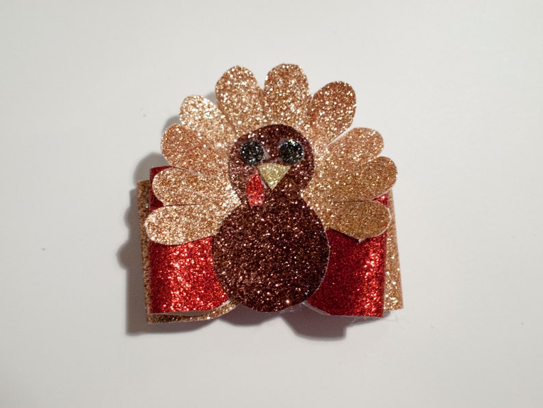 Turkey Bow Hair Bow Template Svg Dxf Png Ai Files Etsy