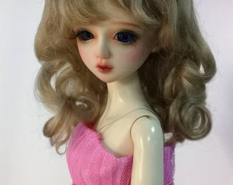 Bjd Doll Hair Wig For 1 4 1 3 Doll Head Cric 7 8 Etsy