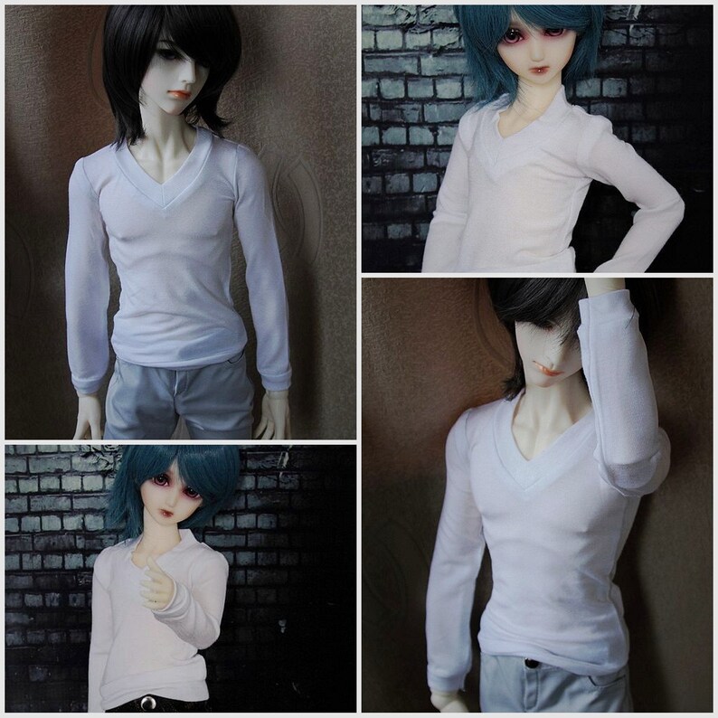 Accept custom Cool Casual Style Stripe Shirt And Pant BJD 1//3 1//4 SD13 Clothes