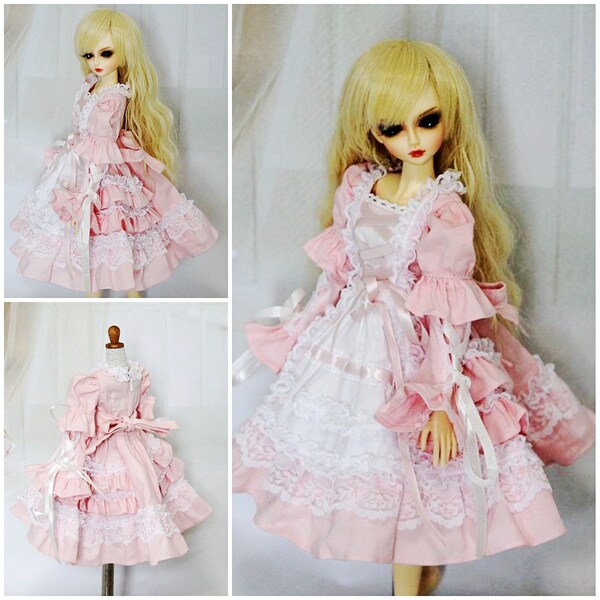 YIHANGG Gothic Lolita Style BJD Doll con Un Vestido Blanco