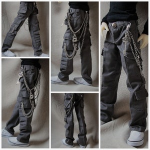 BJD Doll Clothes - Boy Male Casual Pants 1/4 MSD boy, 1/3 SD, Uncle size