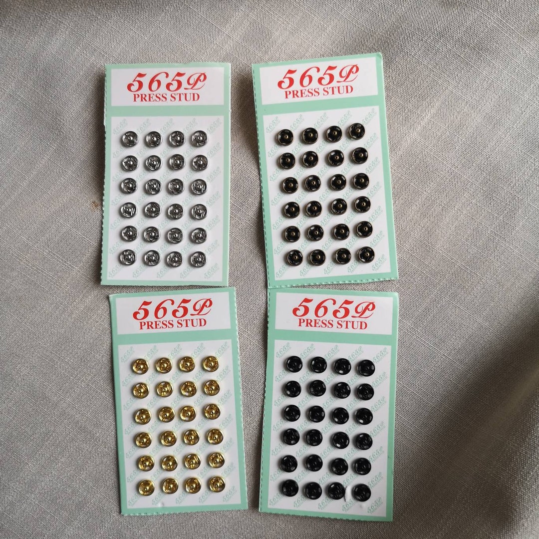 6mm Small Tiny Metal Dolls Snap Fasteners Press Button Stud Clothes