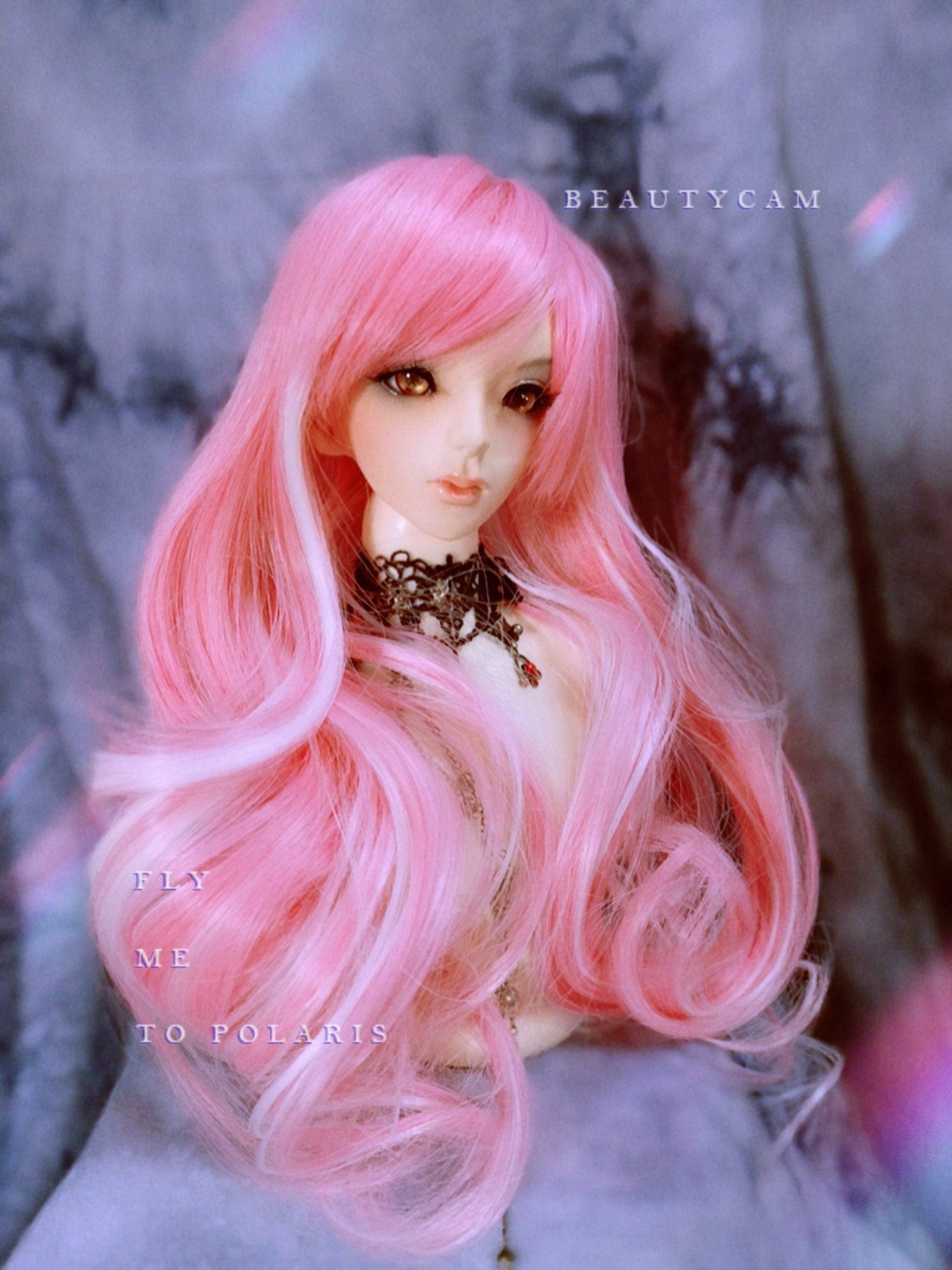 Pink sales doll hair