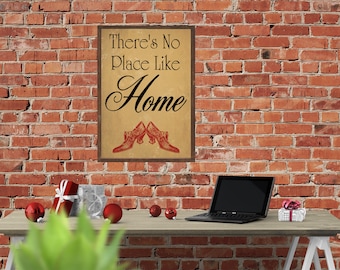 No Place Like Home - aged and distressed - FREE SHIPPING - 2655