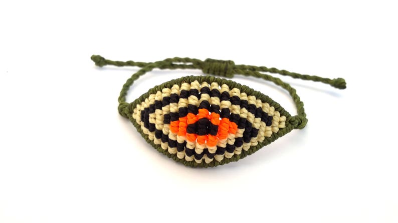 Protection Bracelet Waxed Bracelet Eil eye Bracelet Macrame Bracelet Friendship Bracelet