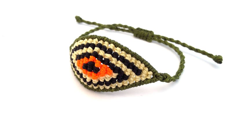 Protection Bracelet Waxed Bracelet Eil eye Bracelet Macrame Bracelet Friendship Bracelet