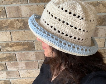 Maple Kissed Crochet Bucket Hat Pattern [Newborn to XL Adult Sizes]