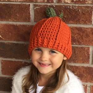 Child Pumpkin Hat