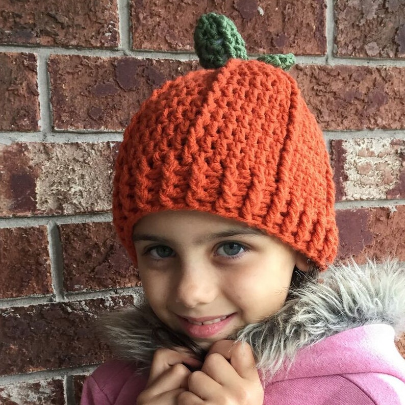 Child Pumpkin Hat image 3
