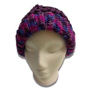 Teen Adult Crochet Winter Pom Pom Hat image 7