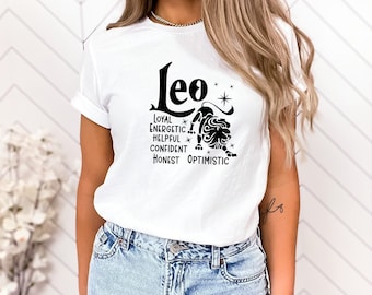 Chemise zodiaque Lion, chemise zodiaque, chemise astrologie, chemise horoscope, cadeaux d'anniversaire, chemise d'anniversaire, cadeau astrologie, cadeau zodiaque, chemise Lion