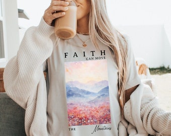 Floral Christian Shirt,Religious t-shirt for Women,Christian Gift,Bible Verse Shirt,Faith Shirt, Jesus Shirt,Religious Gifts,Flower Shirt