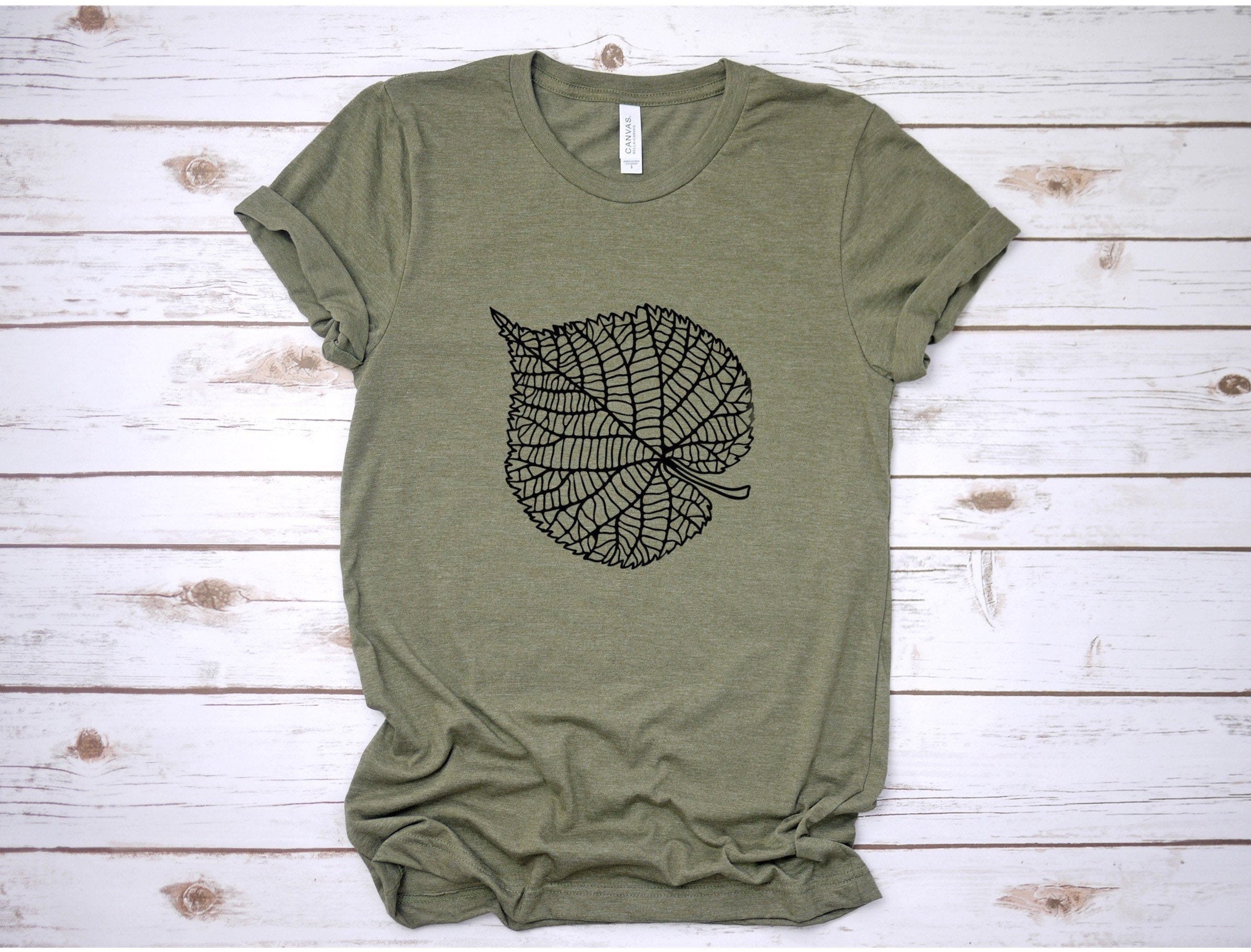 Autumn Leaves Plant Shirt Fall Tshirt Mom Shirt Gift for Etsy
