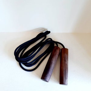 Jump Rope Adults skipping rope with wooden handles, jump rope exercise, sports and fitness image 4