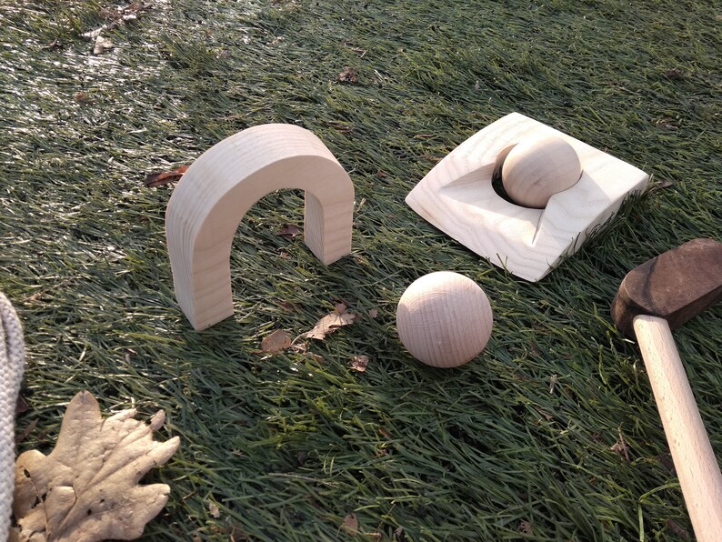 Kids Golf Game wooden mini golf set toy kids outdoor games Etsy