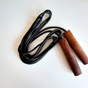 Jump Rope Adults skipping rope with wooden handles, jump rope exercise, sports and fitness image 5