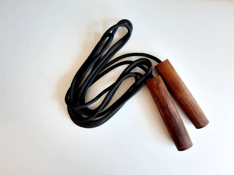 Jump Rope Adults skipping rope with wooden handles, jump rope exercise, sports and fitness image 5