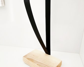 Headphone Stand | Wooden Headphone Stand | Headset Stand | Black
