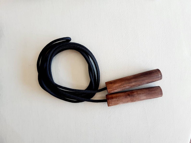 Jump Rope Adults skipping rope with wooden handles, jump rope exercise, sports and fitness image 3