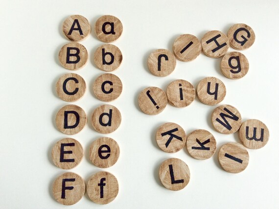 Montessori Juguete De Aprendizaje Alfabeto De Madera Montessori Juguete De Aprendizaje Alfabeto De Madera
