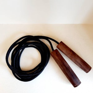 Jump Rope Adults skipping rope with wooden handles, jump rope exercise, sports and fitness image 1