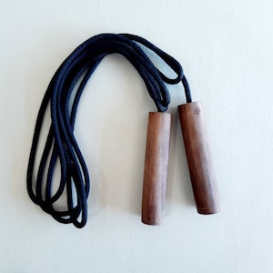 Jump Rope Adults skipping rope with wooden handles, jump rope exercise, sports and fitness image 6