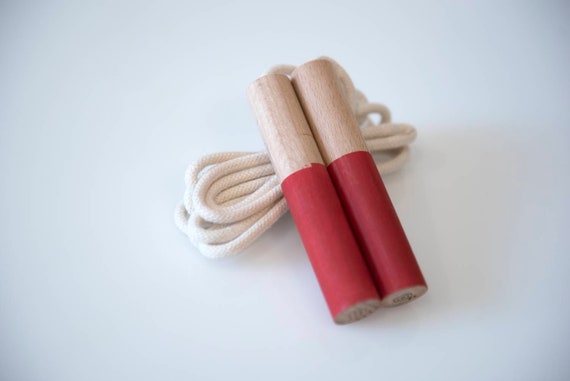 wooden skipping rope