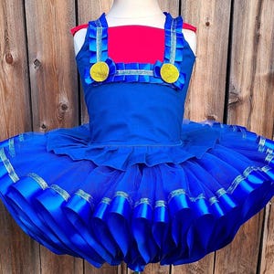 Mario Costume Tutu Outfit Dress Set