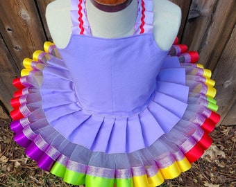 Lavender Tutu Outfit,Pageant Costume Set