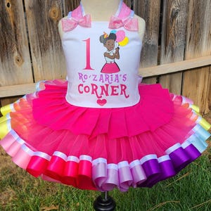 Birthday Tutu Dress Custom Outfit Girl