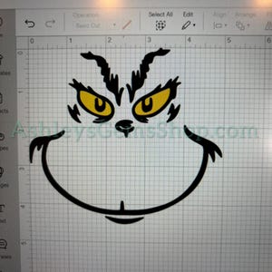 File digitale SVG del volto di sgranatura