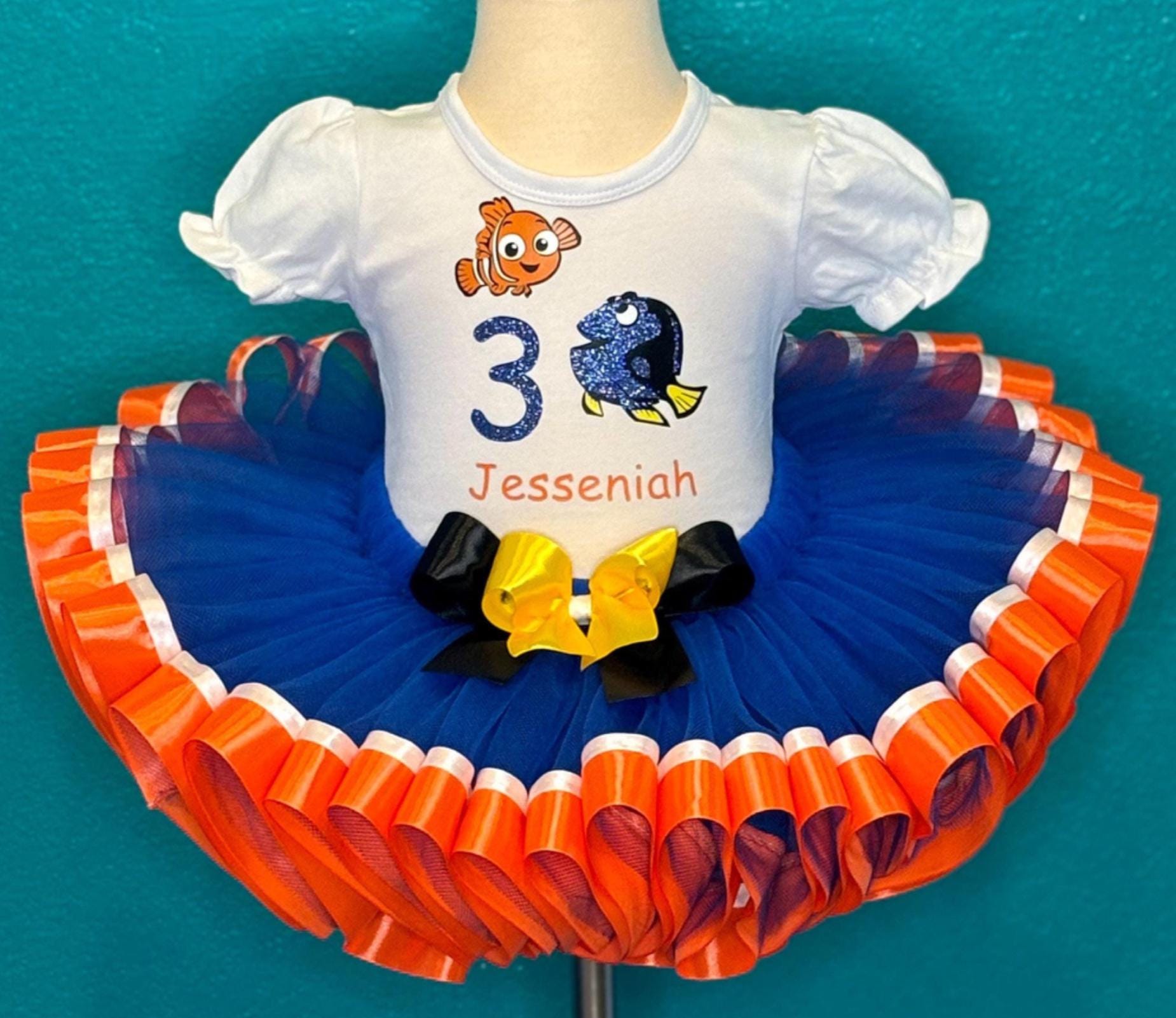 finding nemo birthday dress Pixar Nemo Skater Dress – Little Sleepies