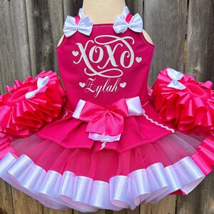 XOXO Dress Pink Custom Tutu Outfit