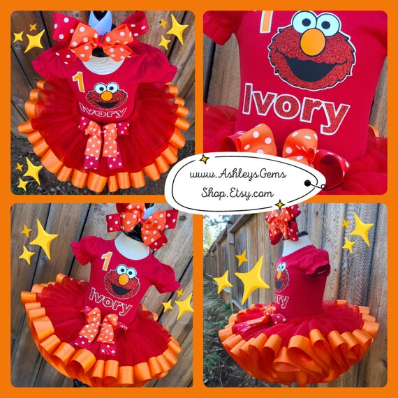 Elmo 1st Birthday Outfit Elmo Costume 