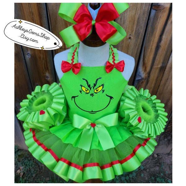 Grinch Cosplay Costume for Baby Etsy