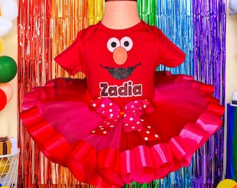 Puppet Personalized Onesie & Tutu Outfit Girl