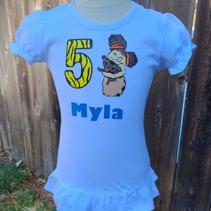 Custom Birthday Tutu Outfit With Tiger Ribbon Trimming - Etsy