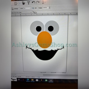 Digitaal SVG-bestand Puppet Face
