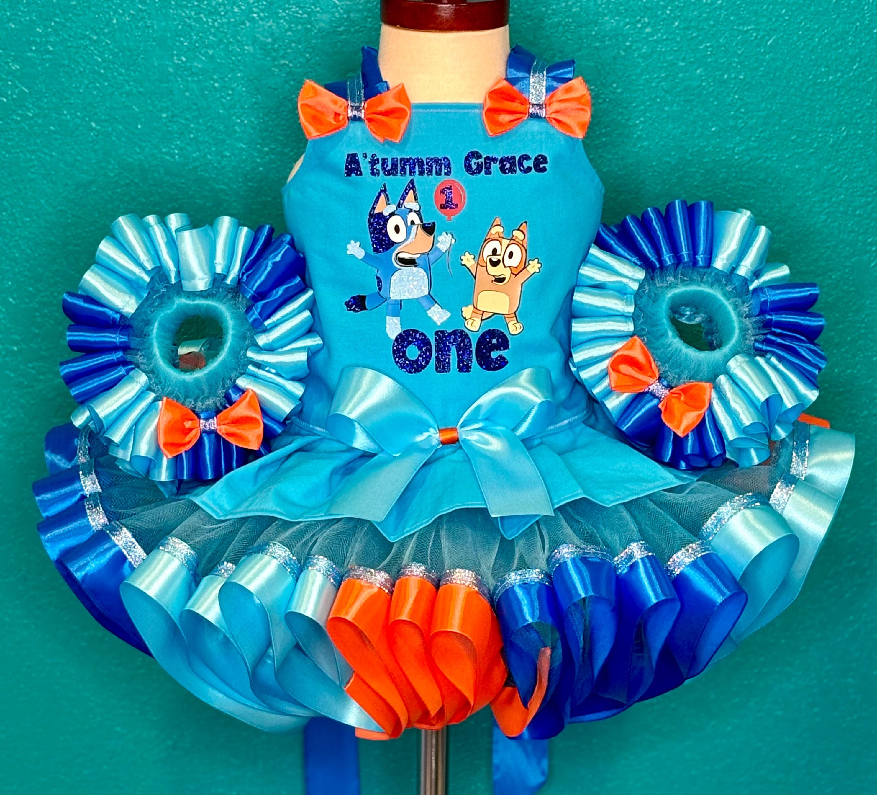 Sewn Top Ribbon Tutu Set