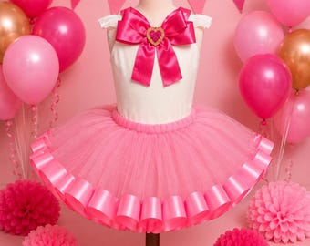 Anime Girl Costume Top & Tutu Outfit