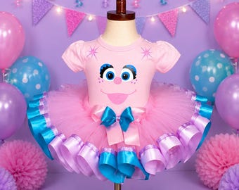 abby cadabby birthday dress Abby Cadabby Tutu Dress Complete With Pigtails and Wings