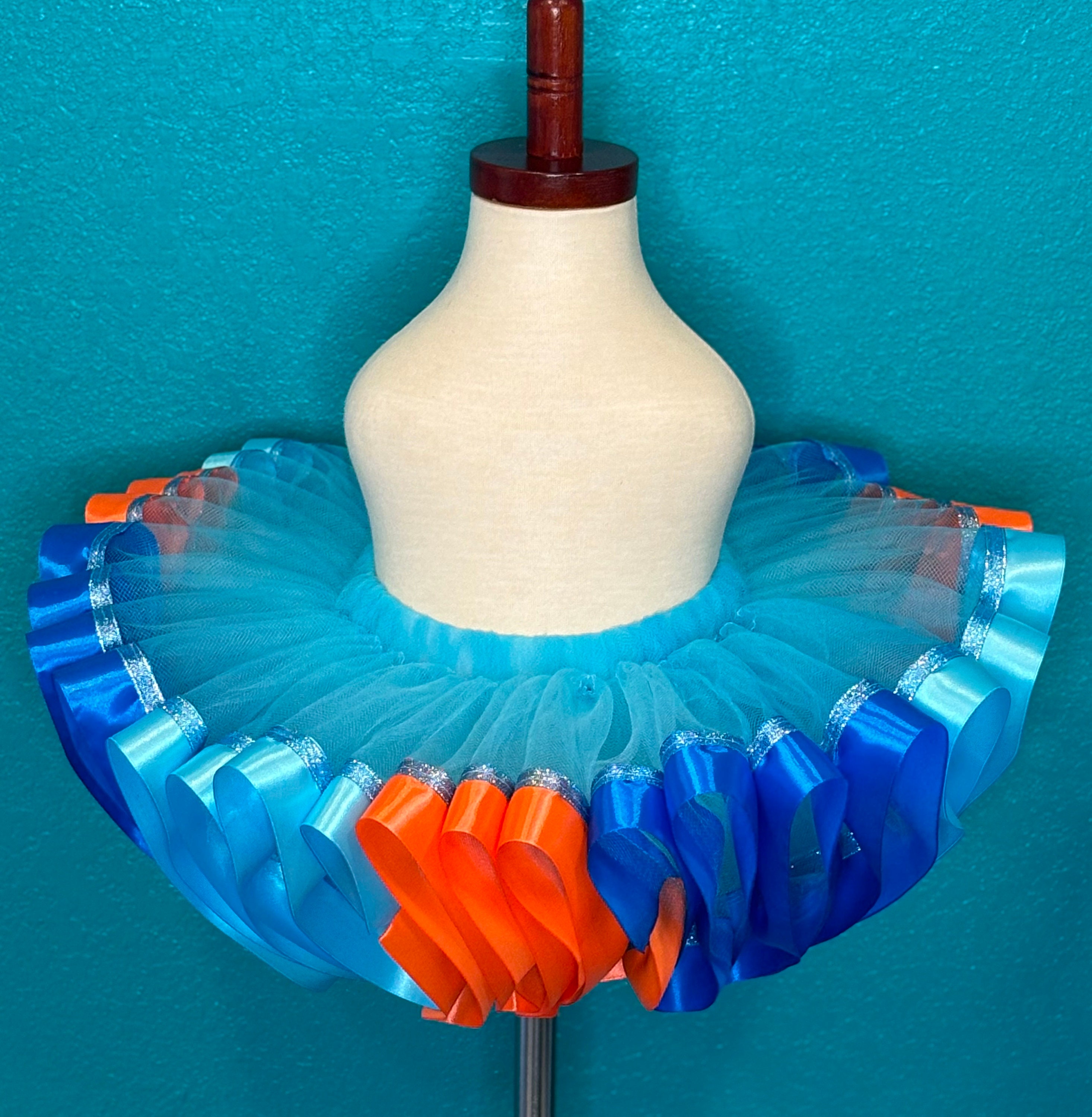 Sewn Top Ribbon Tutu Set