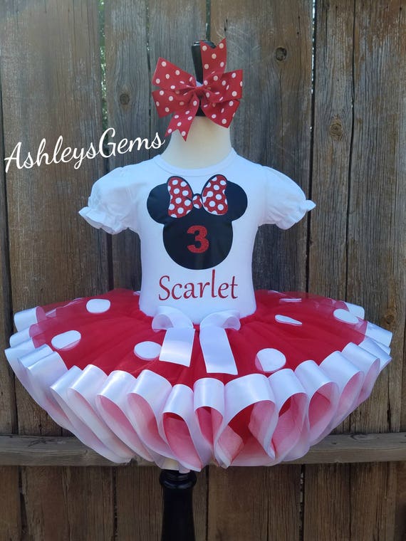 etsy minnie mouse birthday outfit
