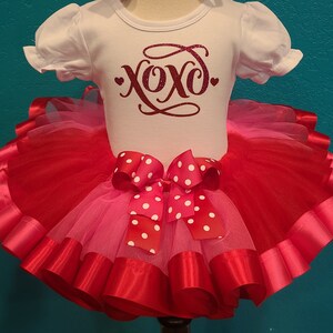 XOXO Valentines Day Tutu Dress