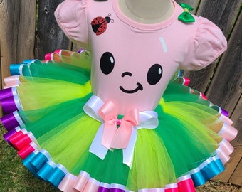 Melon Girl Tutu Outfit Costume Set Baby