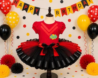 emma dress up party Emma Wiggle Inspired Costume Dress up for Toddlers and Girls With Yellow  Bows