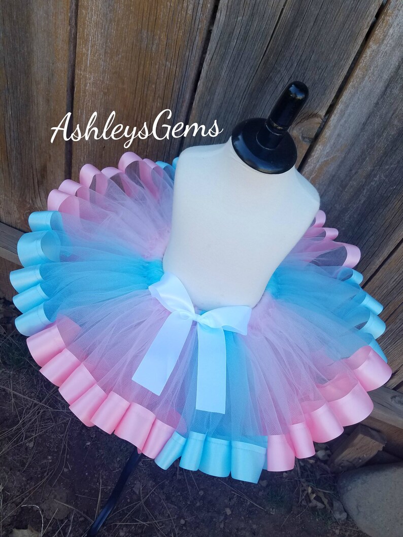 Gender Reveal Tutu Outfit Gender Reveal Ideas Big Sister Etsy